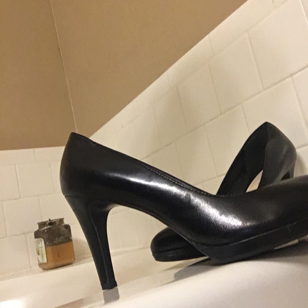 Leather Platform Pump - image 2